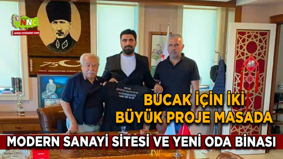 Bucak için iki büyük proje masada Modern Sanayi Sitesi ve Yeni Oda Binası