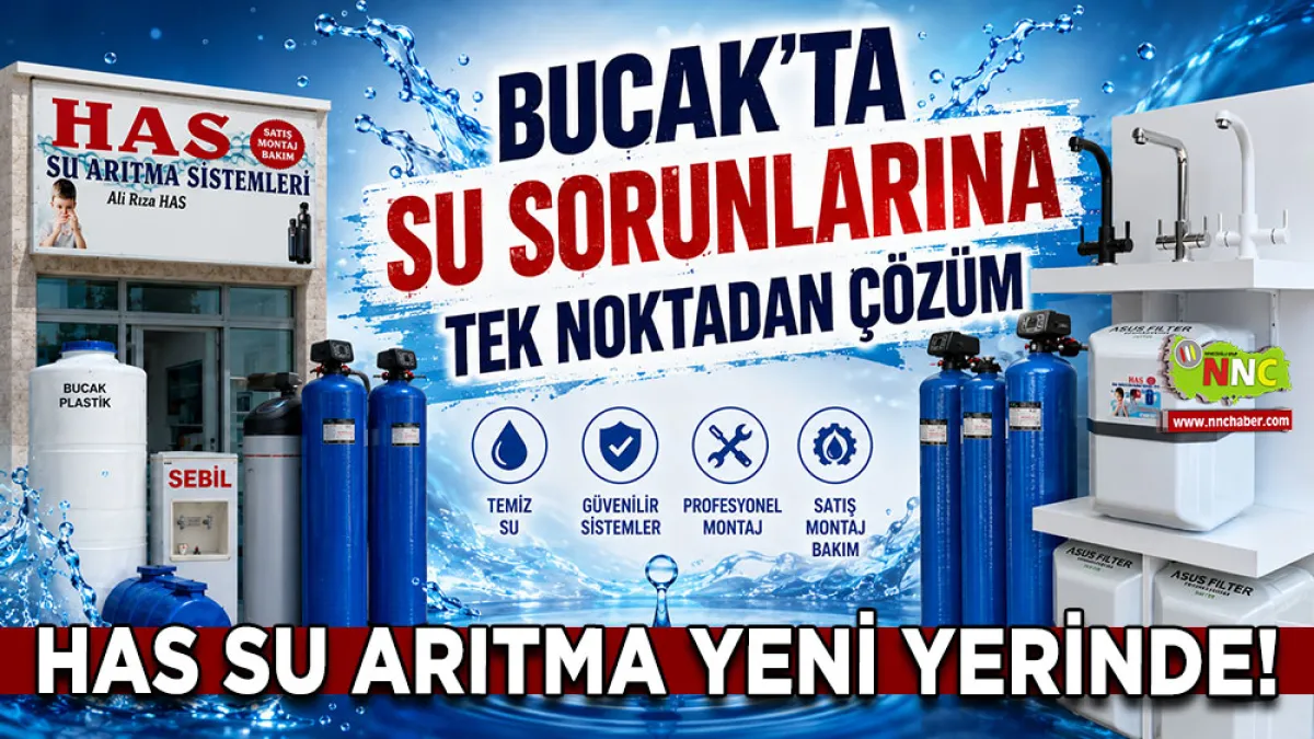 Bucak’ta Su Sorunlarına Tek Noktadan Çözüm: Has Su Arıtma Yeni Yerinde!