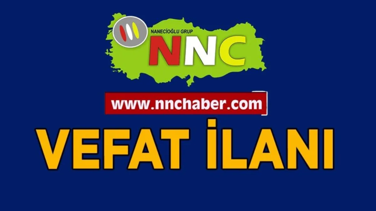 Bucak Vefat Nimet Barçin