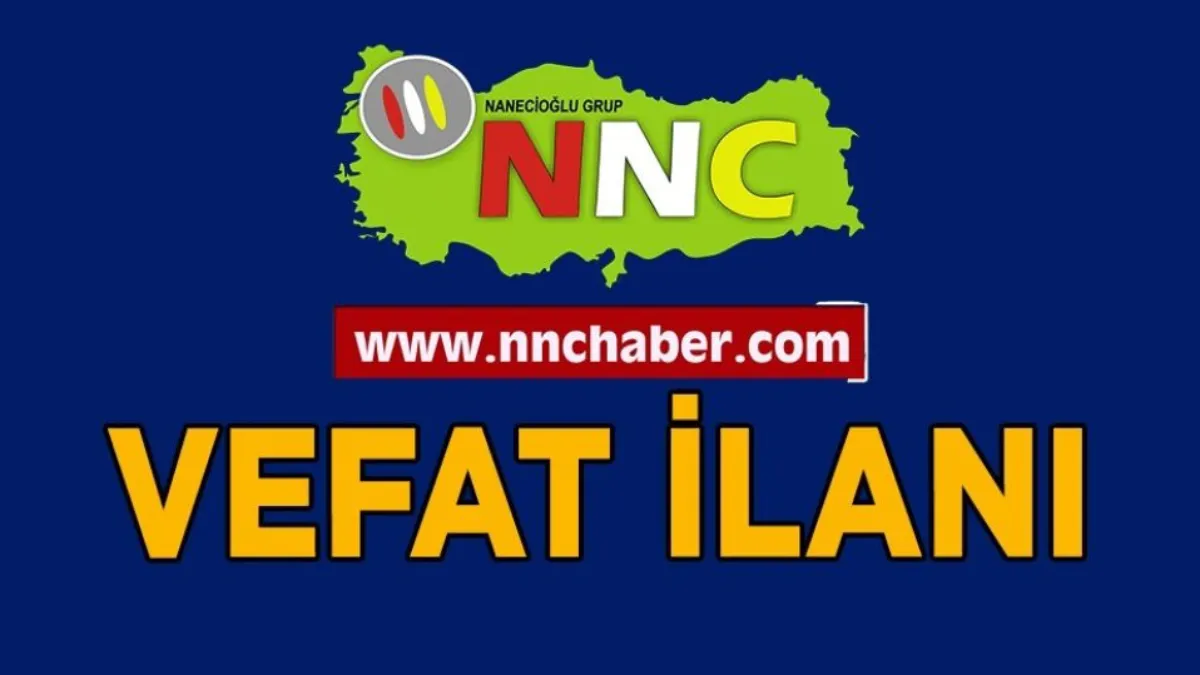 Bucak Vefat Tamer Taşkın