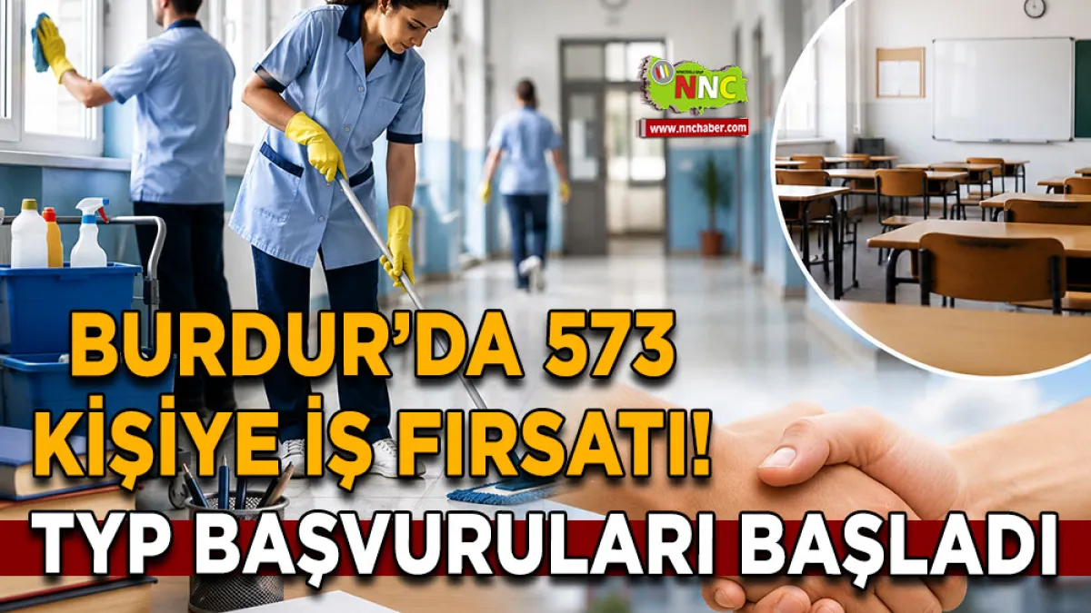 Burdur’da 573 kişiye iş fırsatı! TYP başvuruları başladı