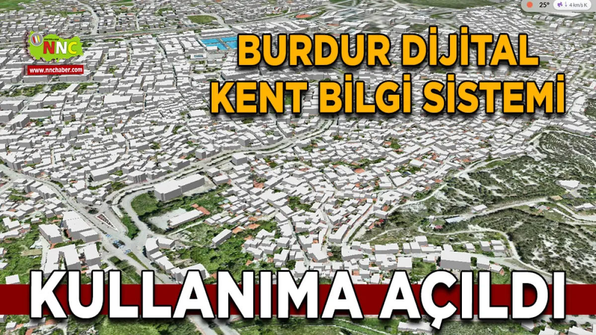 Burdur Dijital Kent Bilgi Sistemi kullanıma açıldı