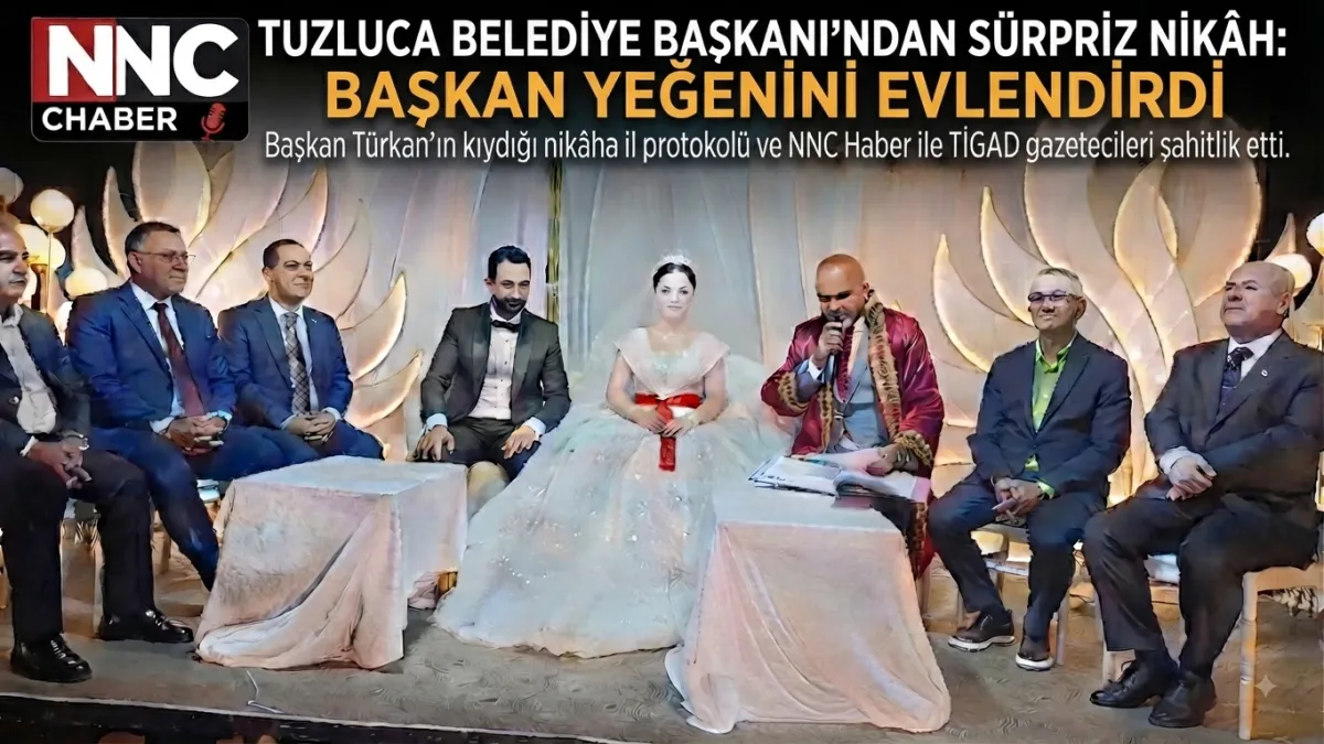 Iğdır Tuzluca’da Protokol Şahitliğinde Sürpriz Nikâh: Başkan Türkan Aile Cüzdanını Geline Verdi