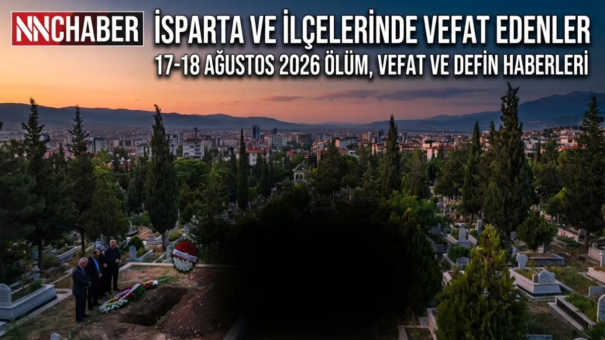 Isparta ve İlçelerinde Vefat Edenler (17-18 Ağustos 2026): Kimler Defnedildi?