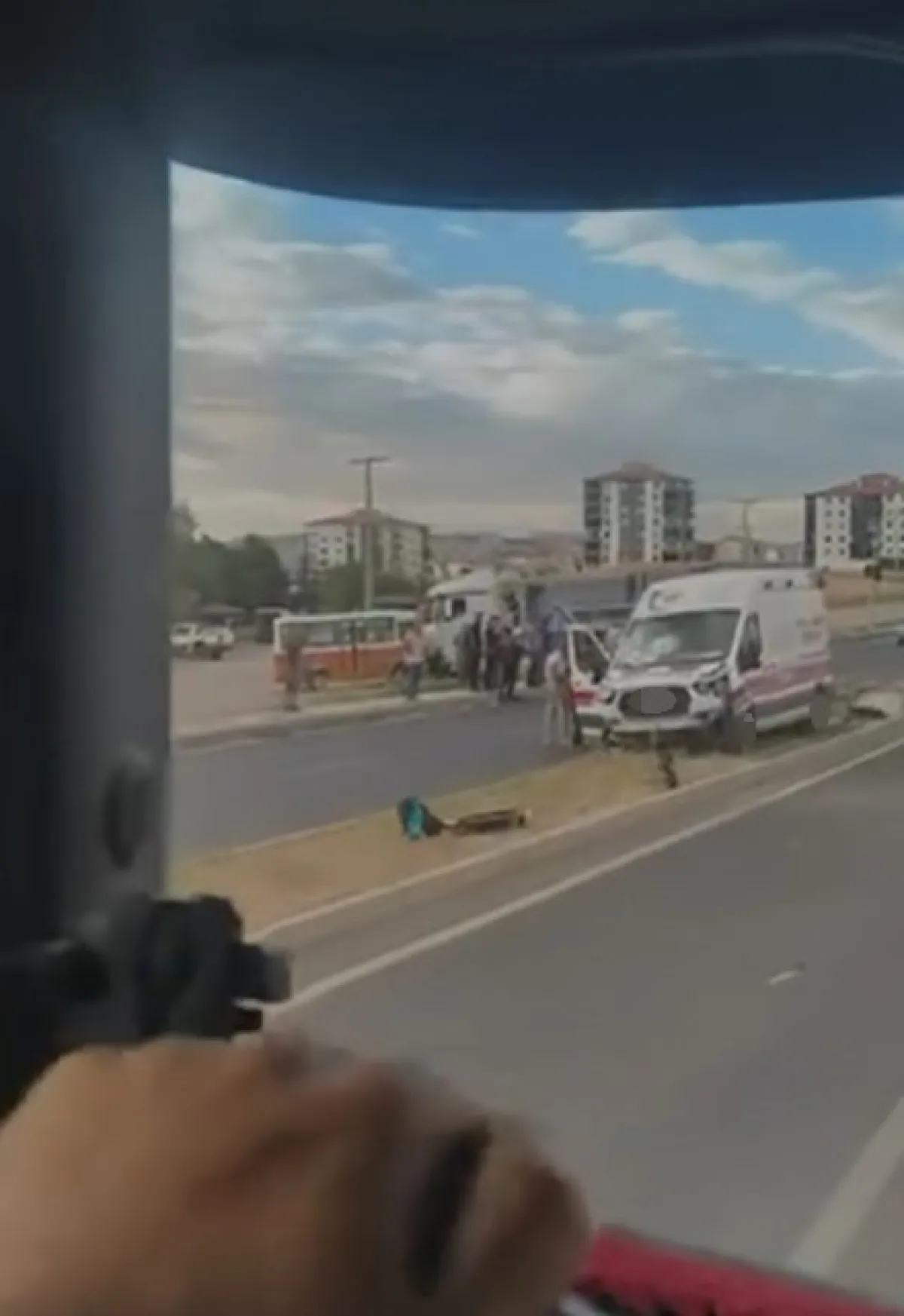 Ankara Polatlı'da Ambulans ile Otomobil Çarpıştı: 5 Yaralı