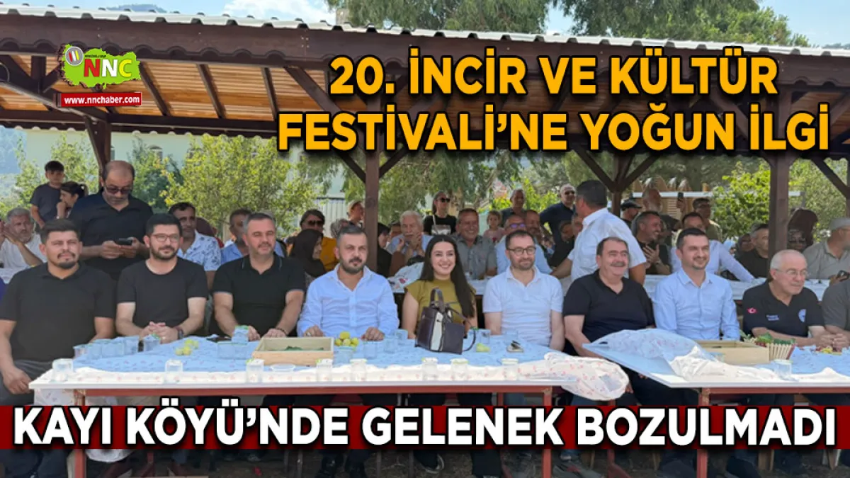 Kayı Köyü’nde Gelenek Bozulmadı 20. İncir ve Kültür Festivali’ne Yoğun İlgi
