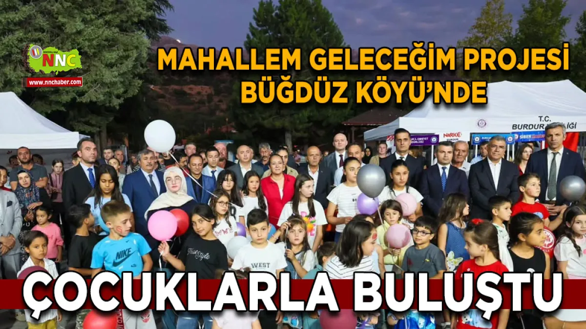 Mahallem Geleceğim Projesi Büğdüz Köyü’nde çocuklarla buluştu