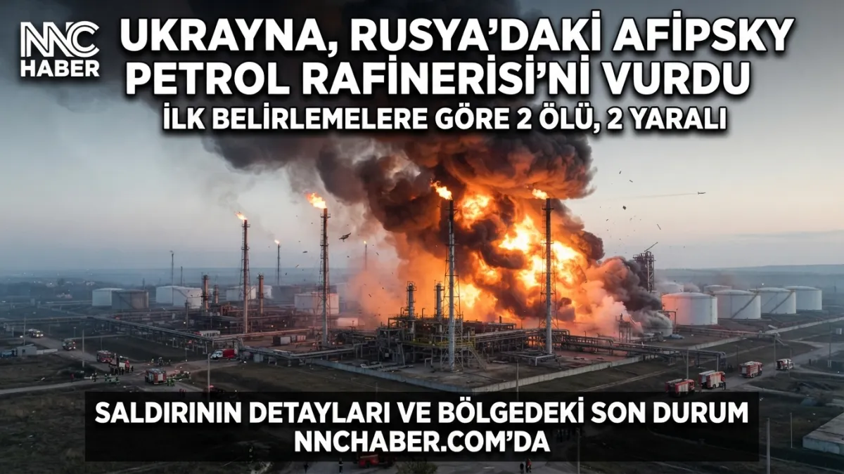 Ukrayna, Rusya’daki Afipsky Petrol Rafinerisi’ni Vurdu: 2 Ölü, 2 Yaralı