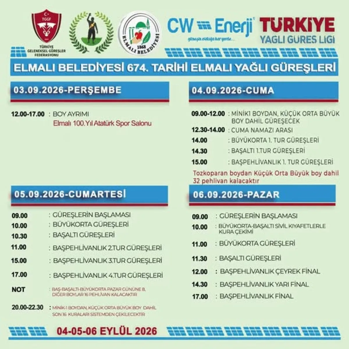 Canlı İzle ! 2026 Elmalı’da 64 Başpehlivan Er Meydanında Başpehlivan Kim Olacak?