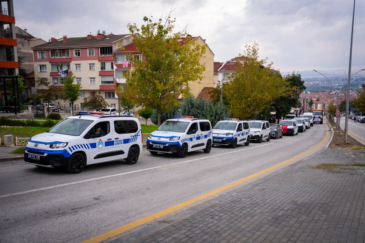 Ankara Gölbaşı Belediyesi Araç Filosunu 56 Yeni Araçla Güçlendirdi