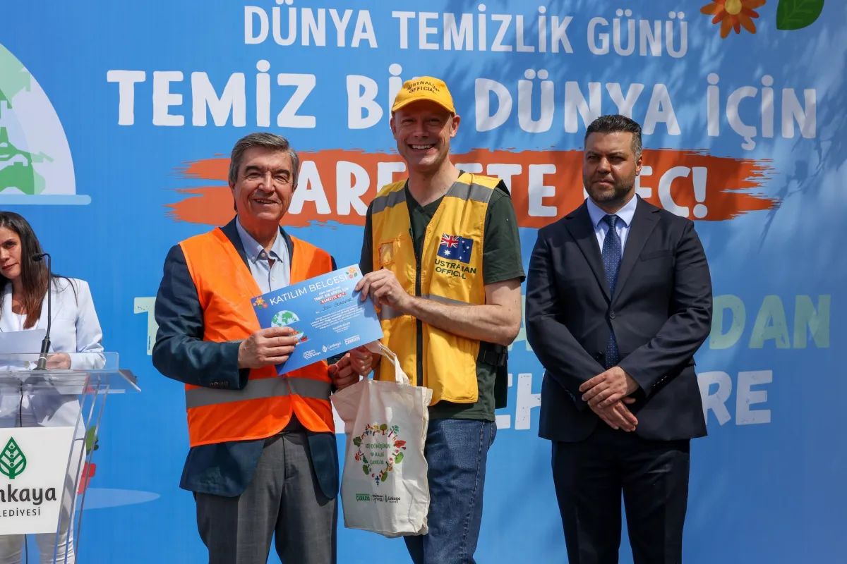 Ankara Çankaya’da Dünya Temizlik Günü’nde Çevre İçin El Ele