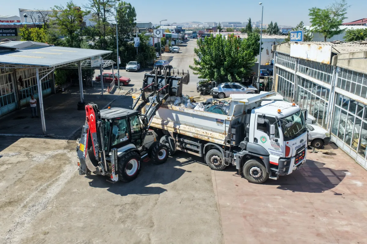 Ankara Şaşmaz Oto Sanayi’nde Kapsamlı Temizlik Çalışması