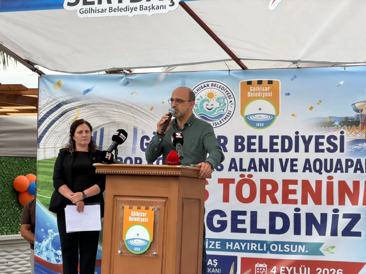 Gölhisar Aquapark ve Spor Kompleksi Törenle Açıldı