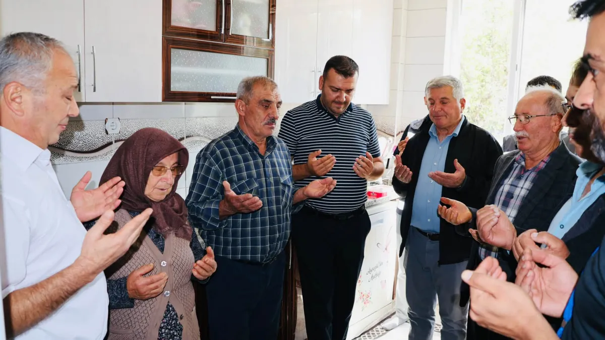 Çeltikçi doğal gaza kavuştu İlk ateş Şehit Ailesinin evinde yakıldı