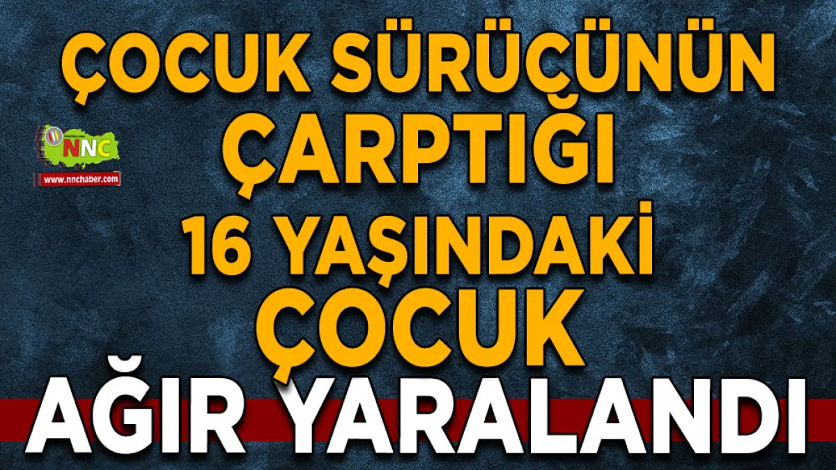 Afyonkarahisar’da korkunç kaza! 16 Yaşındaki sürücü 16 yaşındaki motosikletliye çarptı