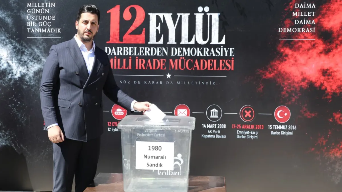 AK Parti Ankara İl Gençlik Kolları’ndan Ulucanlar’da 12 Eylül Mesajı