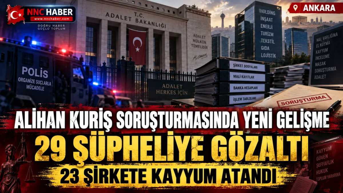 Alihan Kuriş Soruşturmasında 4. Dalga: 29 Şüpheliye Gözaltı, 23 Şirkete Kayyum
