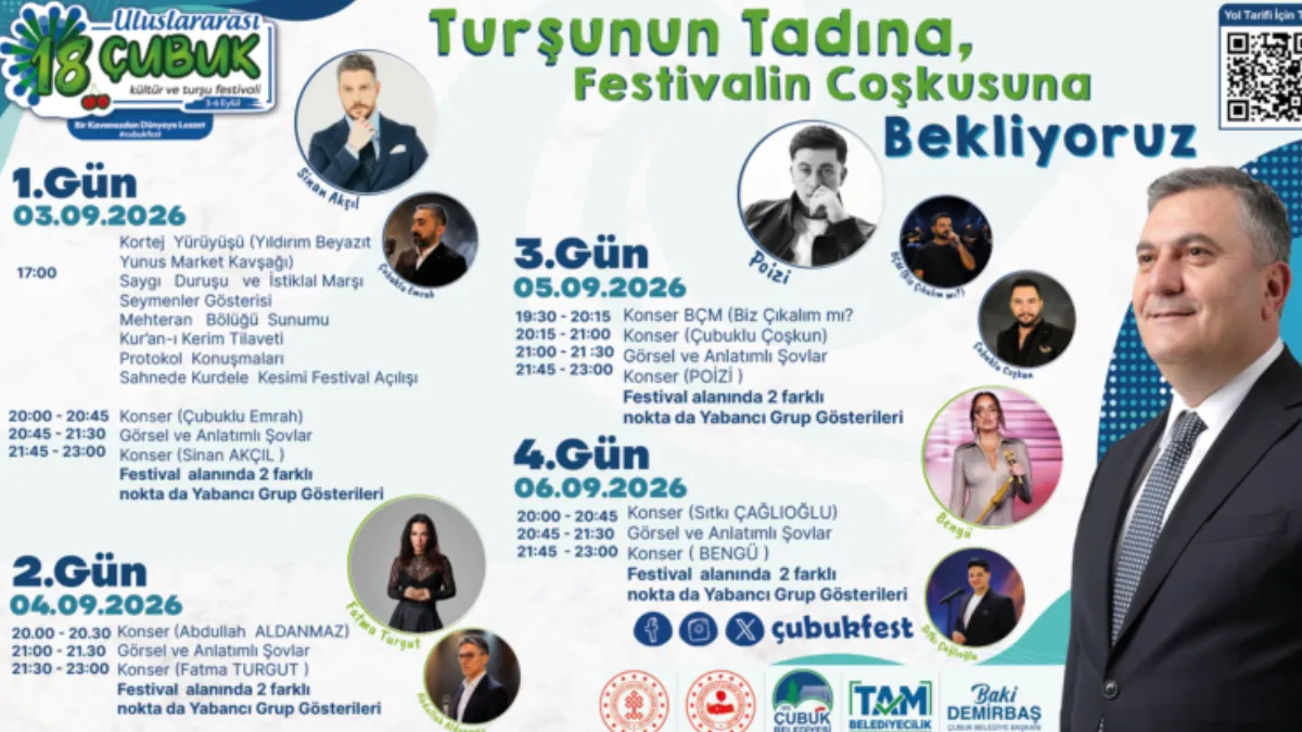  Ankara 18. Uluslararası Çubuk Kültür Ve Turşu Festivali Ziyaretçilerini Ağırlıyor