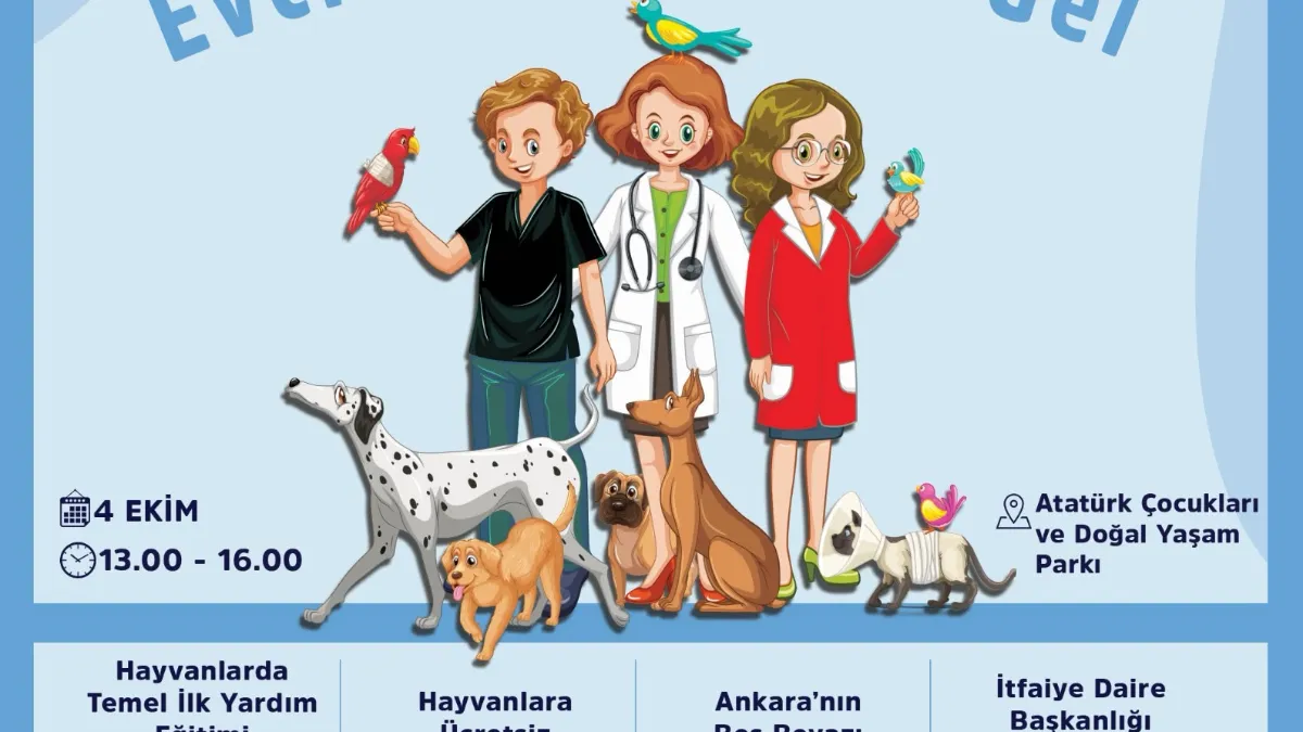 Ankara ABB’den 4 Ekim Dünya Hayvanları Koruma Günü’ne Özel Etkinlik