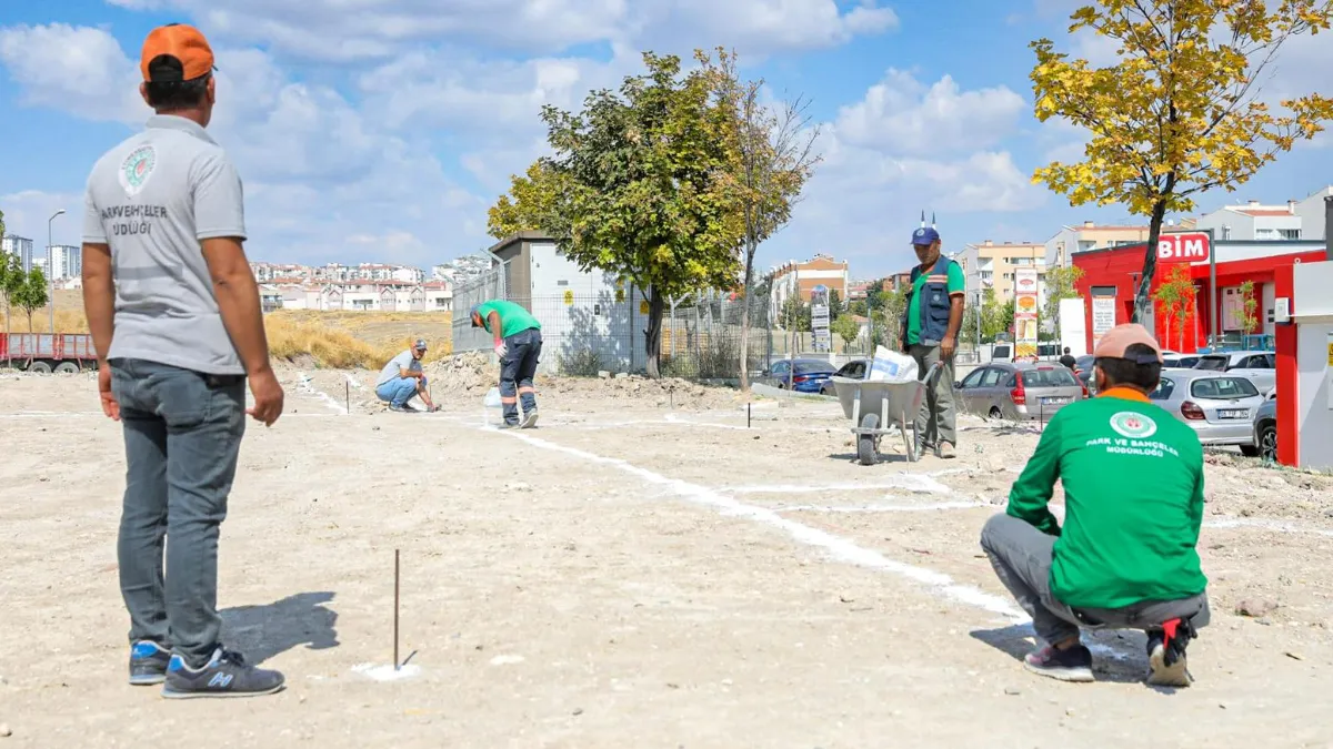 Ankara Etimesgut Güzelkent Adalar Parkı Yenileniyor