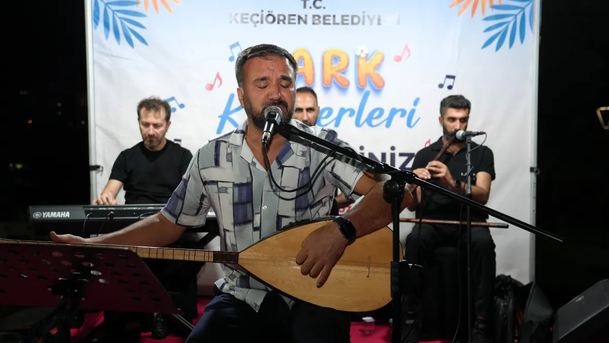 Ankara Keçiören’de Park Konseri Coşkusu Devam Ediyor