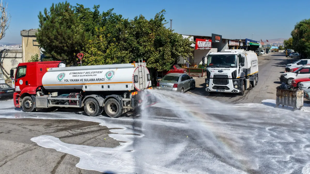 Ankara Şaşmaz Oto Sanayi’nde Kapsamlı Temizlik Çalışması