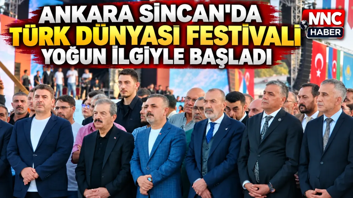 Ankara Sincan’da Türk Dünyası Festivali yoğun ilgiyle başladı
