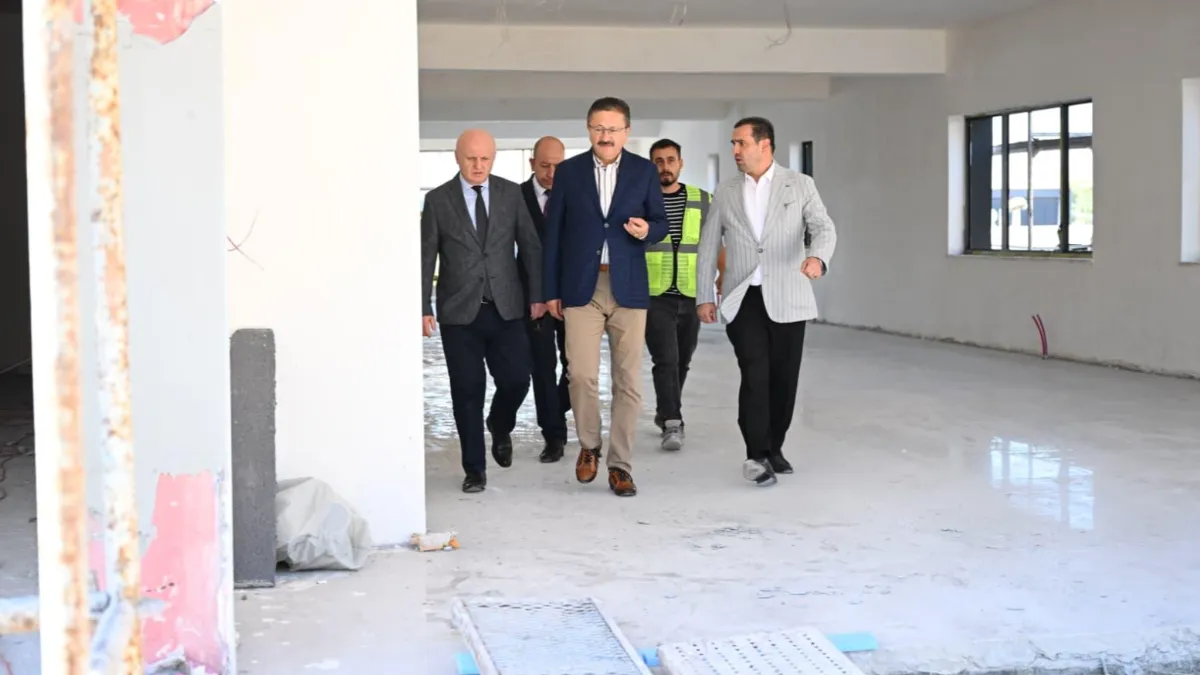 Ankara Siteler Sanayi Çalışanları Eğitim Ve Sosyal Tesisi Açılışa Hazırlanıyor