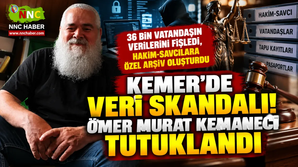 Antalya Kemer’de 36 Bin Kişinin Verisi İddiası! Gazeteci Ömer Murat Kemaneci Tutuklandı