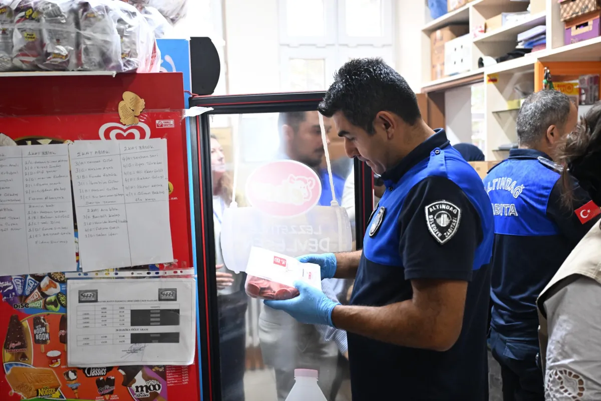 Ankara Altındağ’da Okul Kantinlerine Sıkı Denetim