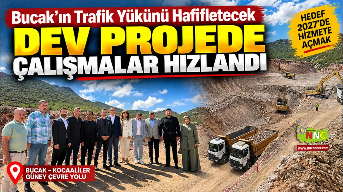 Bucak’ın trafik yükünü hafifletecek dev projede çalışmalar hızlandı Güney Çevre Yolu için tarih verildi