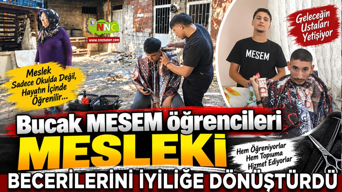 Bucak MESEM öğrencileri mesleki becerilerini iyiliğe dönüştürdü