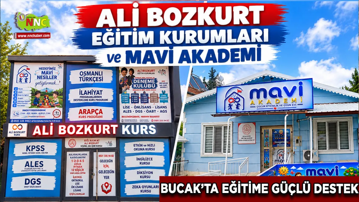 Bucak’ta eğitime güçlü destek Ali Bozkurt Eğitim Kurumları ve Mavi Akademi