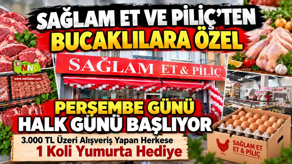 Bucak’ta et alışverişinde yeni dönem! Sağlam Et ve Piliç’ten halk günleri
