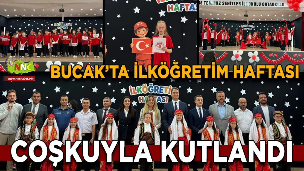 Bucak’ta İlköğretim Haftası coşkuyla kutlandı