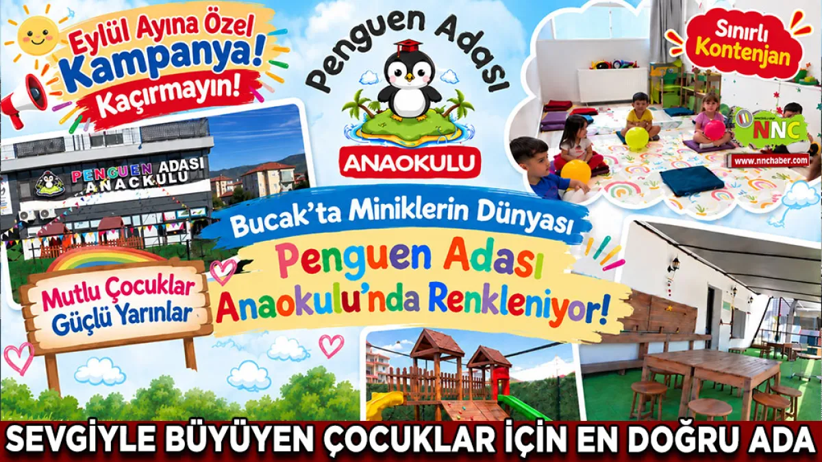 Bucak’ta Miniklerin Dünyası Penguen Adası Anaokulu’nda Renkleniyor!