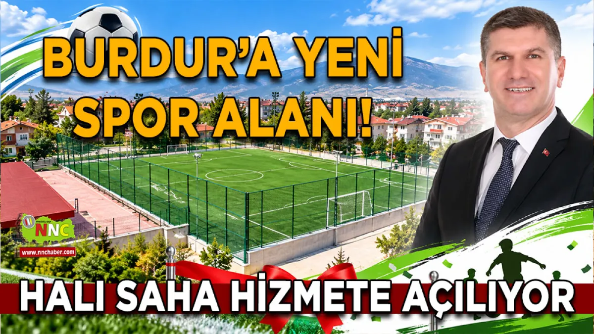 Burdur’a yeni spor alanı! Halı saha hizmete açılıyor