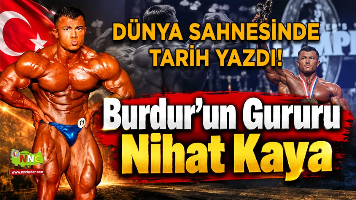 Burdur’un gururu Nihat Kaya dünya sahnesinde tarih yazdı!