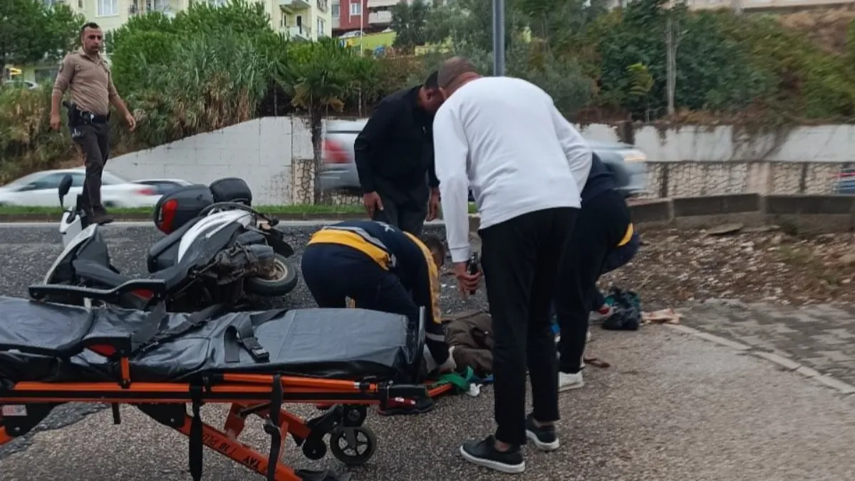 Bursa’da motosiklet kazası! Sürücü ağır yaralandı