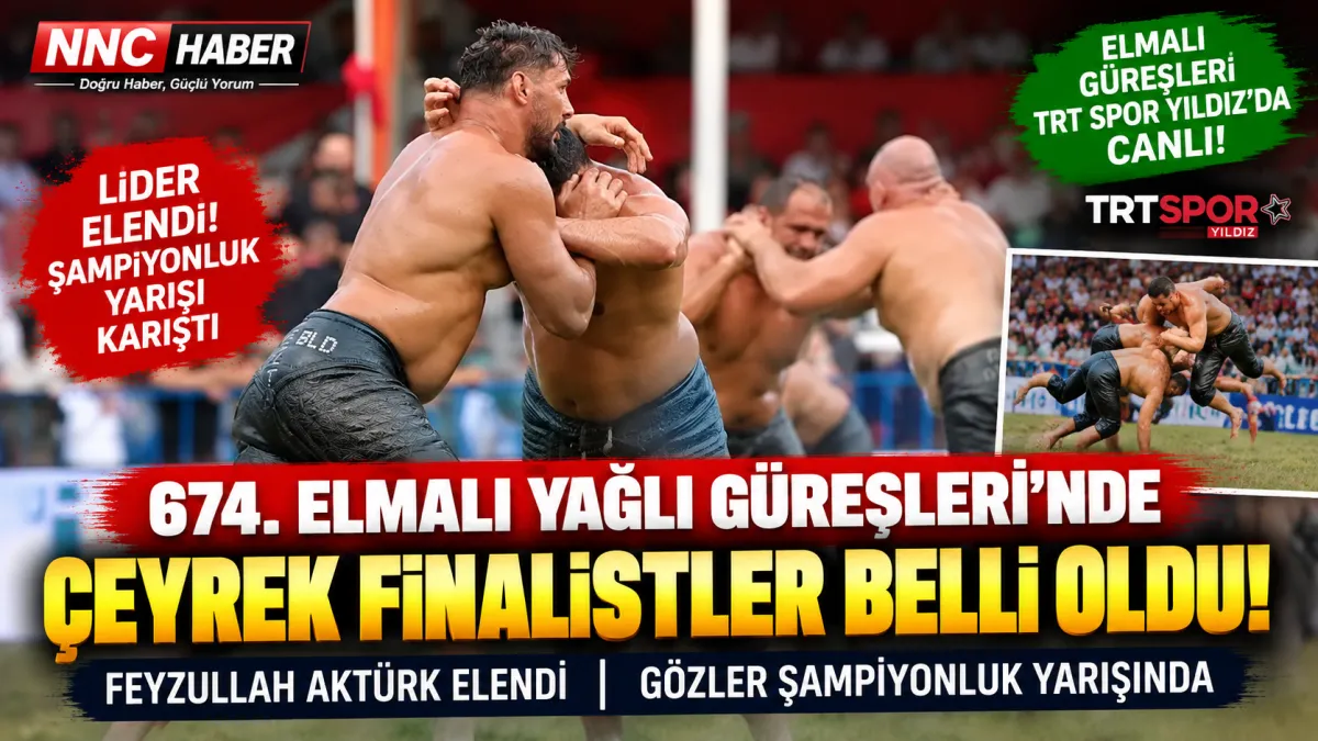 CANLI İZLE |2026 Antalya 674. Elmalı Güreşleri’nde Çeyrek Finalistler Belli Oldu Balpehlivan  Kim Olur?