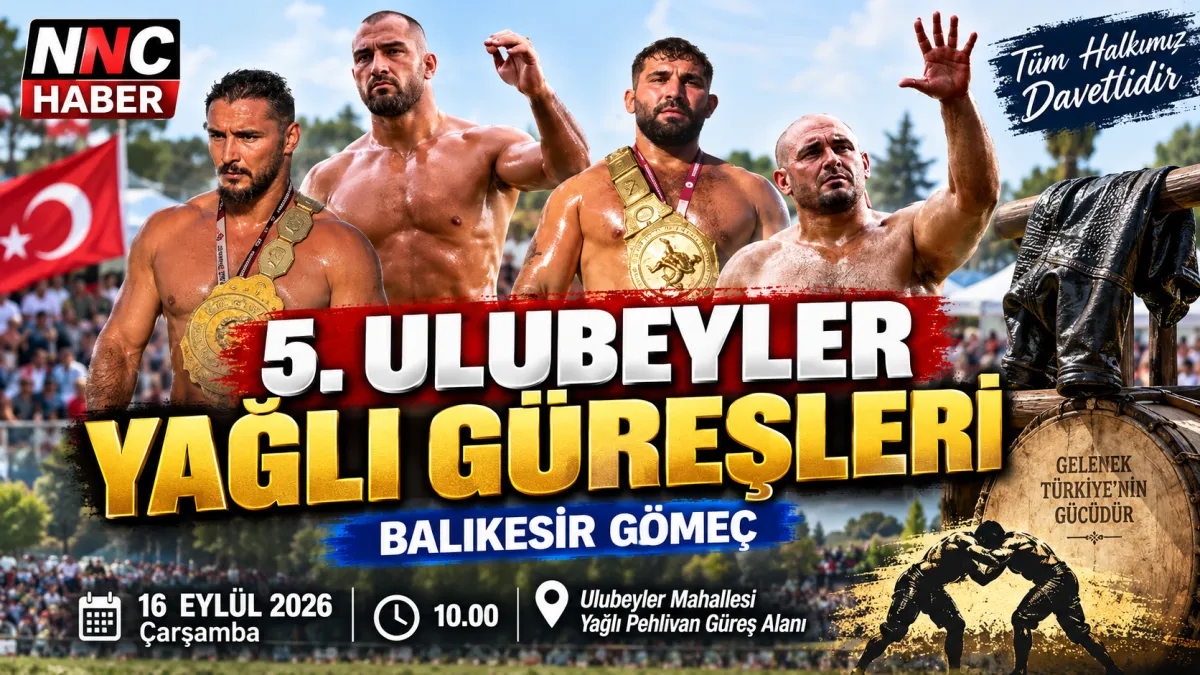 CANLI İZLE |Balıkesir Gömeç’te Yağlı Güreş Heyecanı! 20 Başpehlivan Ulubeyler’de Buluşacak