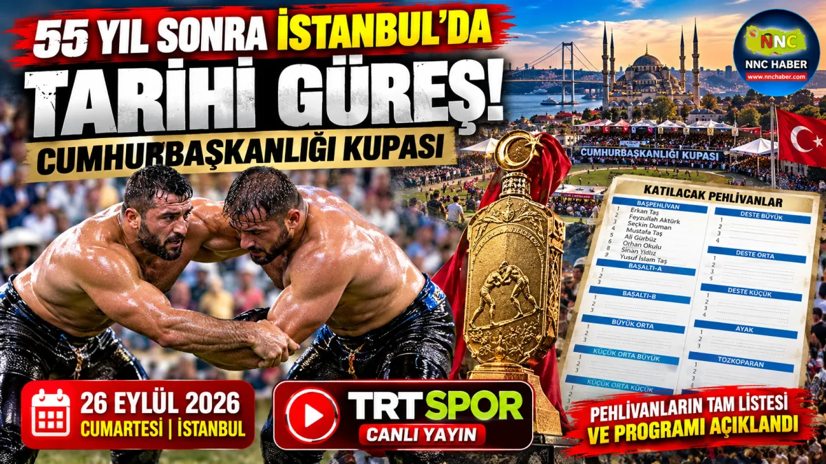 CANLI İZLE |Cumhurbaşkanlığı Kupasına Katılacak Tüm Pehlivanların  isimleri, Programı ve Canlı Yayın Bilgisi belli oldu 