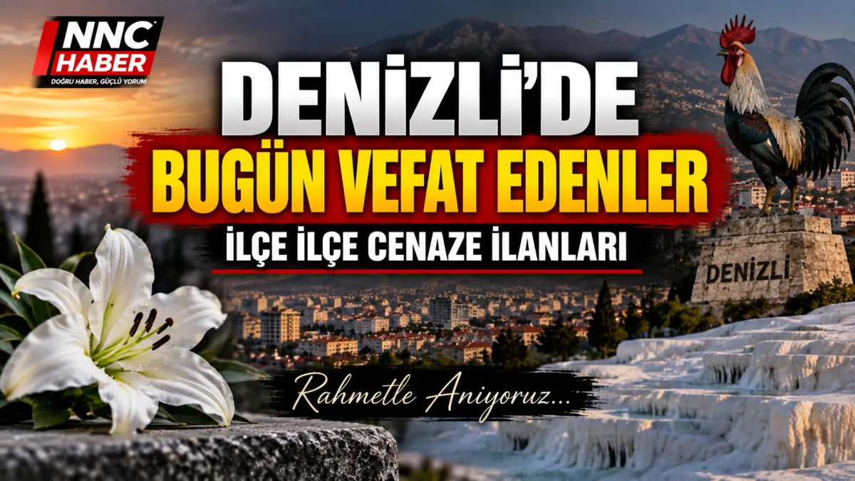 Denizli’de Bugün Kimler Vefat Etti? 8 Eylül 2026 İlçe İlçe Cenaze İlanları