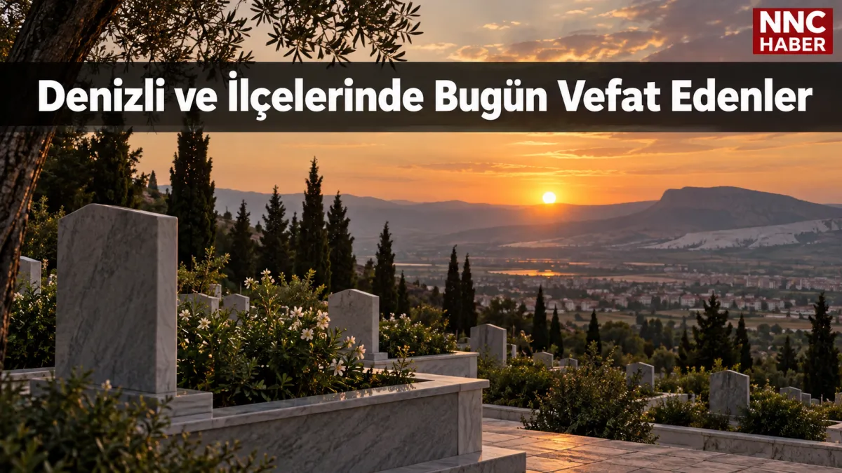 Denizli ve ilçelerinde  Bugün Vefat Edenler 14 Eylül 2026  21 Kişinin Cenaze ve Defin Bilgileri