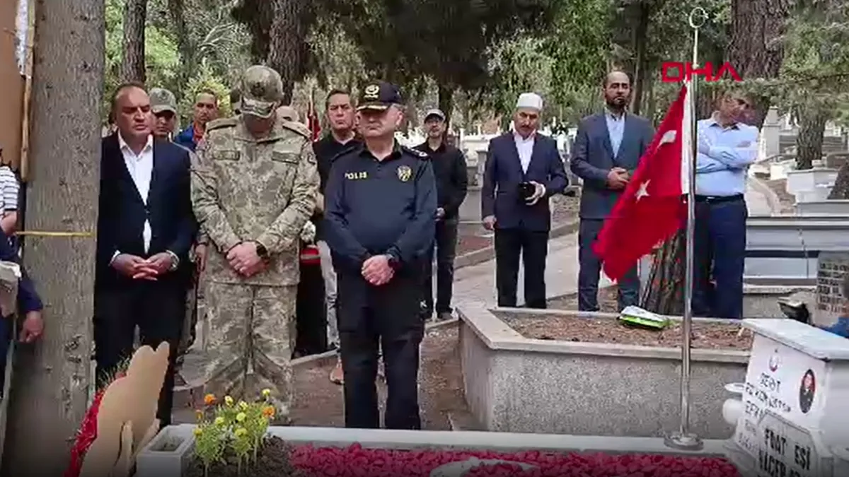 Edirne’de iki şehit için duygusal anma