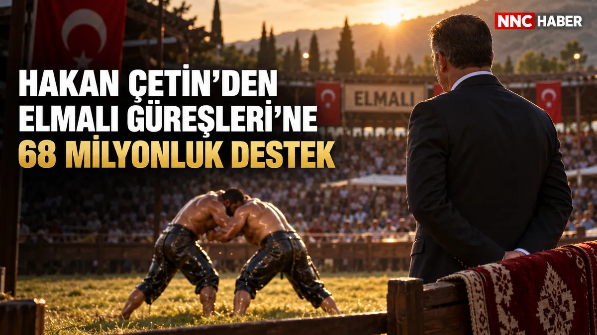 Elmalı Güreşleri’ne 68 Milyonluk Destek: Hakan Çetin Ebedî Altın Kemerin Sahibi Oldu
