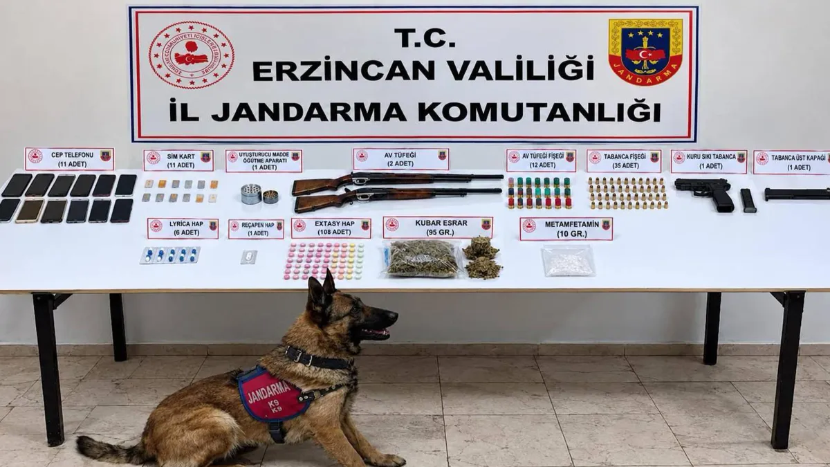 Erzincan’da torbacılara darbe! 10 Şüpheli gözaltında
