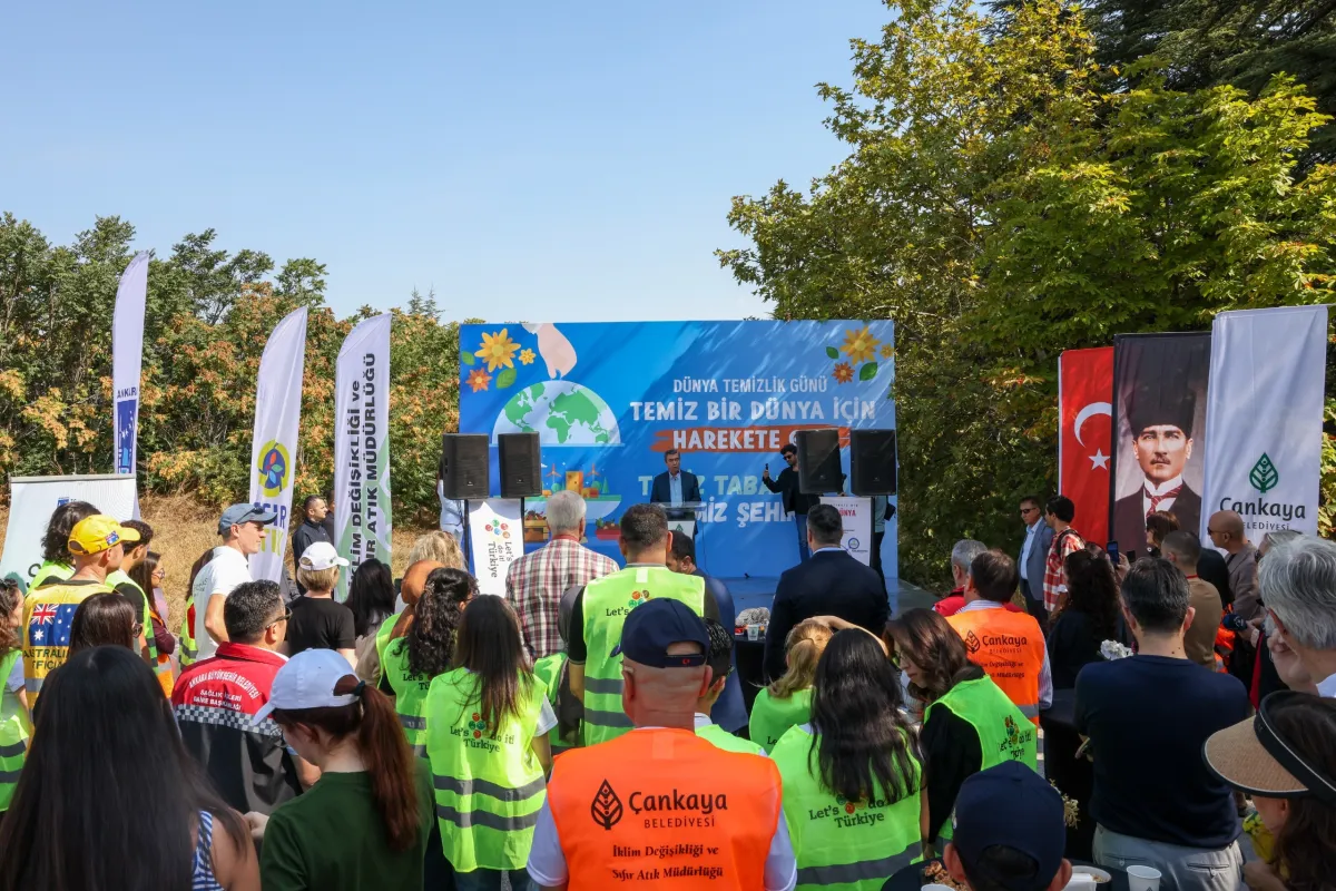 Ankara Çankaya’da Dünya Temizlik Günü’nde Çevre İçin El Ele