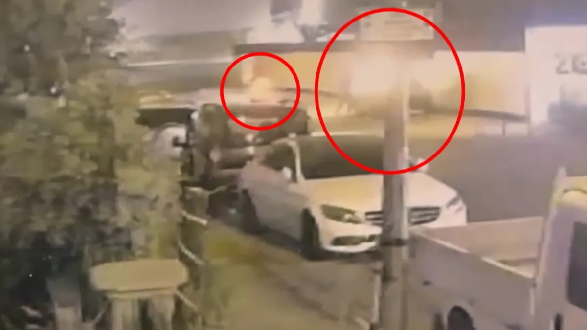 Gece yarısı otomobili ateşe verdiler! O anlar kamerada