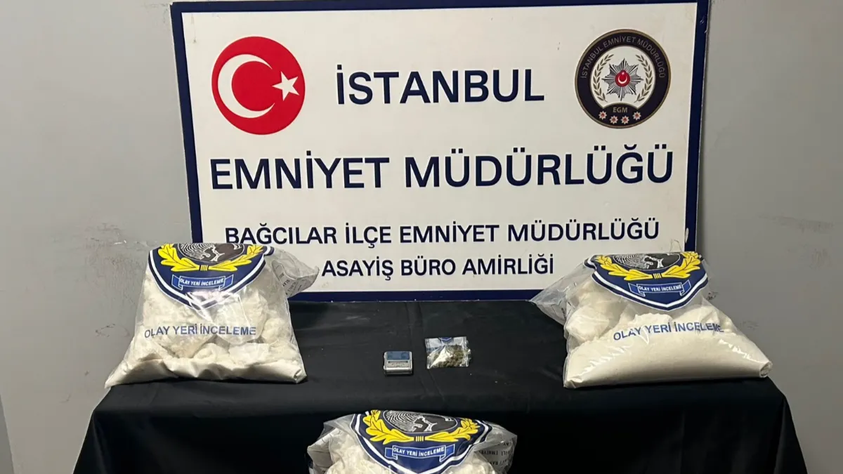 İstanbul’da uyuşturucu operasyonu! İş yerinden 23 kiloya yakın ham madde çıktı